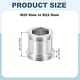 preview thumbnail 7 of 26, Faucet Aerator Adapter, Male to Male Brass Faucet Adapter with Washer for Kitchen Bathroom Sink Water Filter - Silver M20 Male to M22 Male, 20mm Length