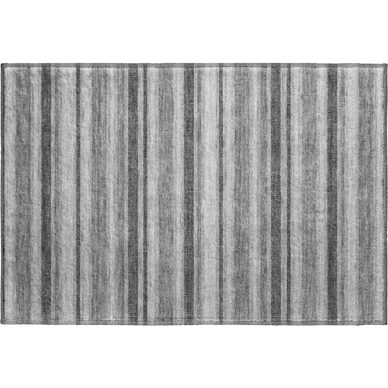 Premium Washable Super Soft Modern Cabana Stripe Mayfield Rug