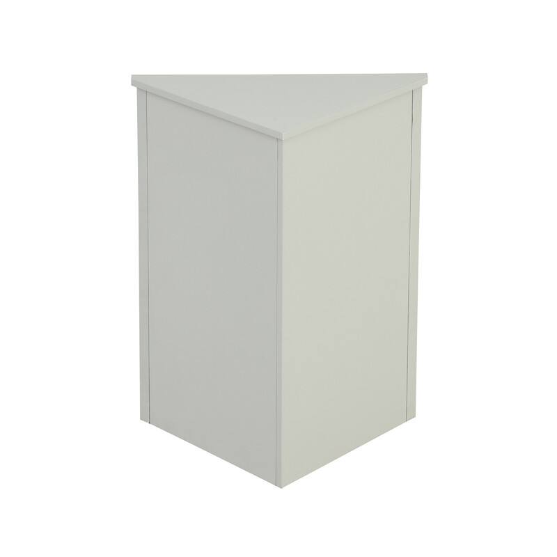Triangle Bathroom Storage Cabinet with Adjustable Shelves