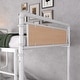 preview thumbnail 5 of 22, Twin XL Over Twin XL Bunk Beds , Industrial Heavy-Duty 2 in 1 Twin XL Bunk Bed with Ladder and Slats Support, High Guard Rail