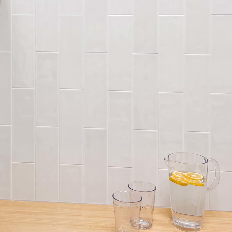 Cruz Bay Studio BE3 Bedouin - 4" x 12" Brick Wall Tile - Glossy Visual