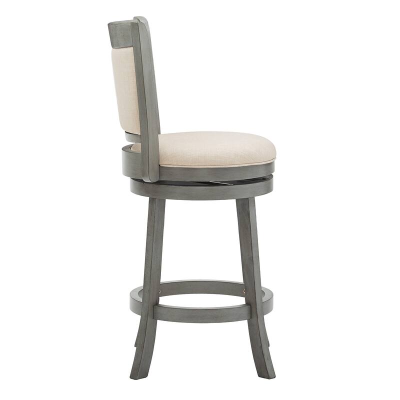 Verona Panel Back Swivel Counter Height Stool by iNSPIRE Q Classic