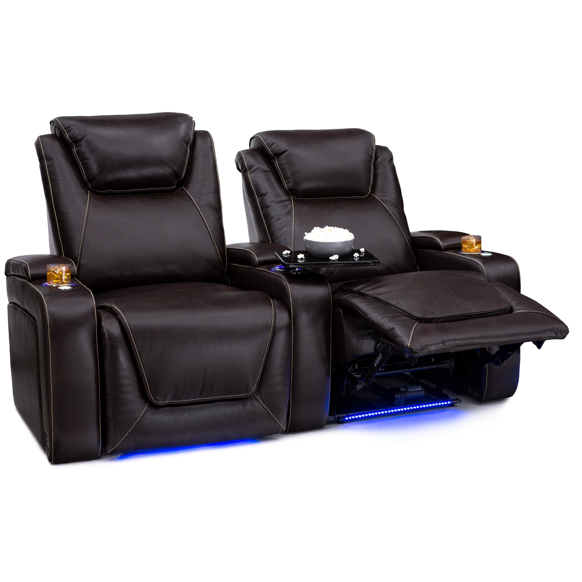 Seatcraft Pantheon Big Tall Seating Brown Top Grain Leather 7000