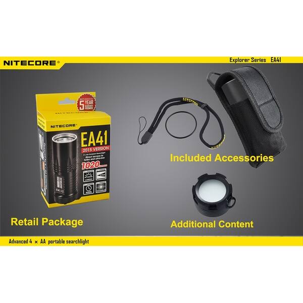 Shop Nitecore Ea41w 1020 Pocket Search Flashlight Neutral