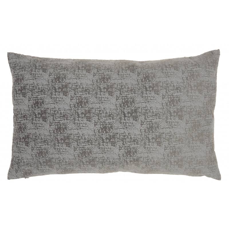 Beige Distressed Gradient Lumbar Pillow