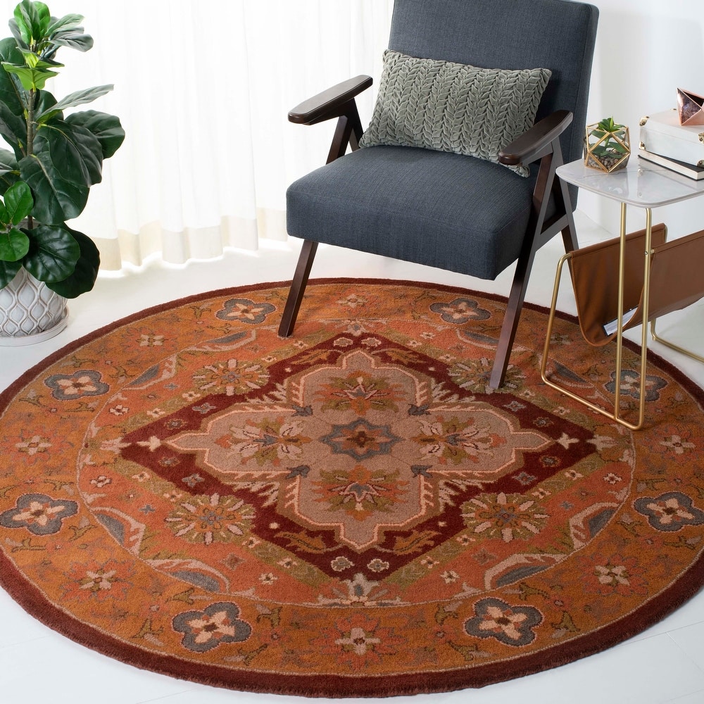 SAFAVIEH Handmade Heritage Tapestry Traditional Oriental Wool Rug