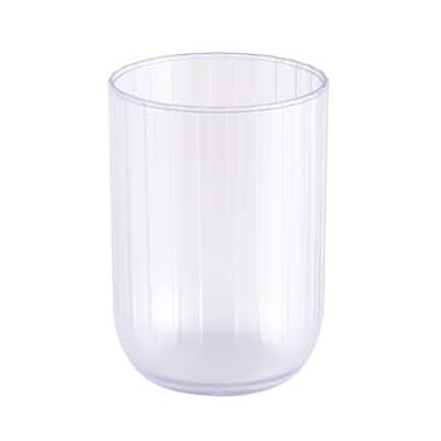 Kaliman Frosted Clear Plastic Tumbler - Frosted Clear