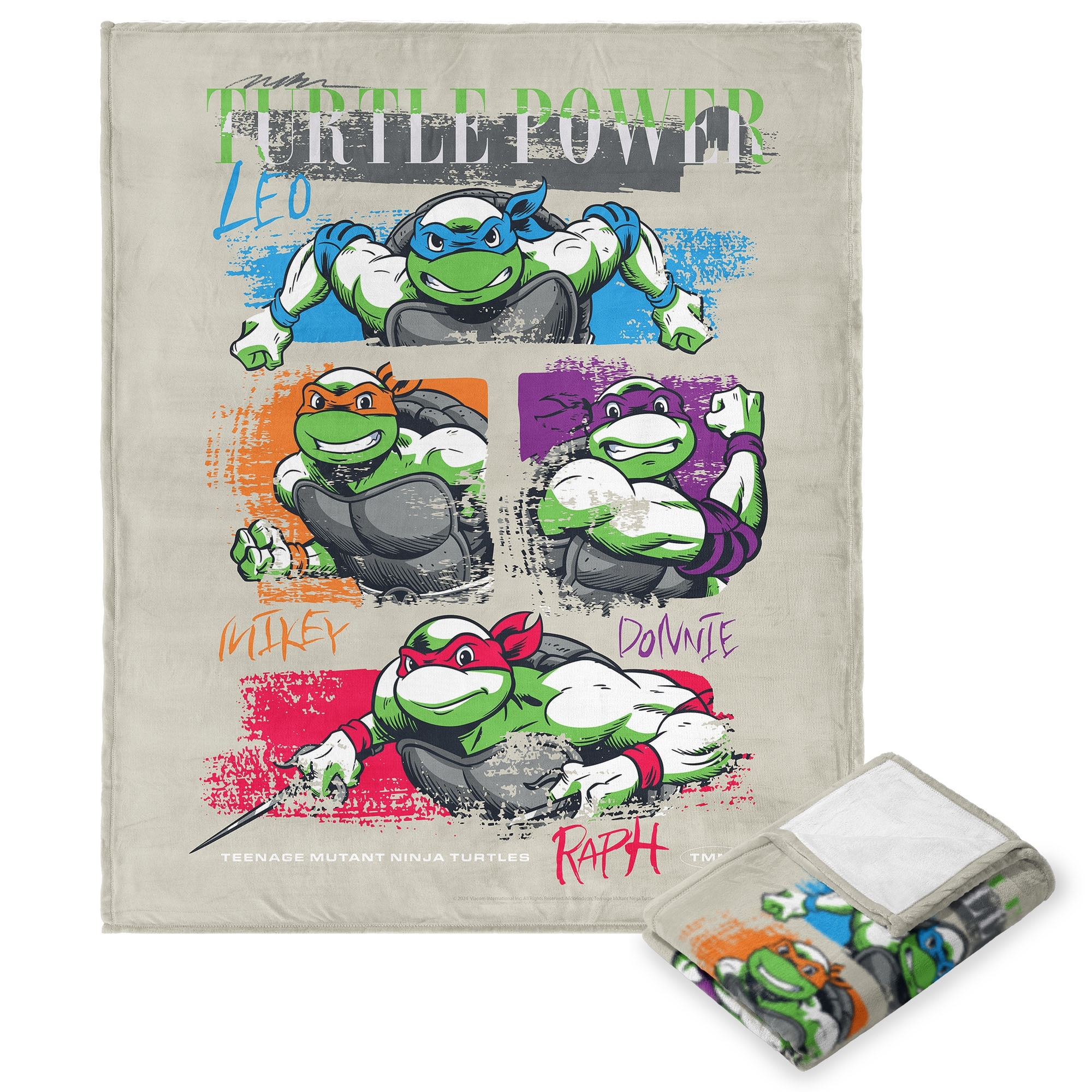 Nickelodeon Teenage Mutant Ninja Turtles Silk Touch Throw Blanket