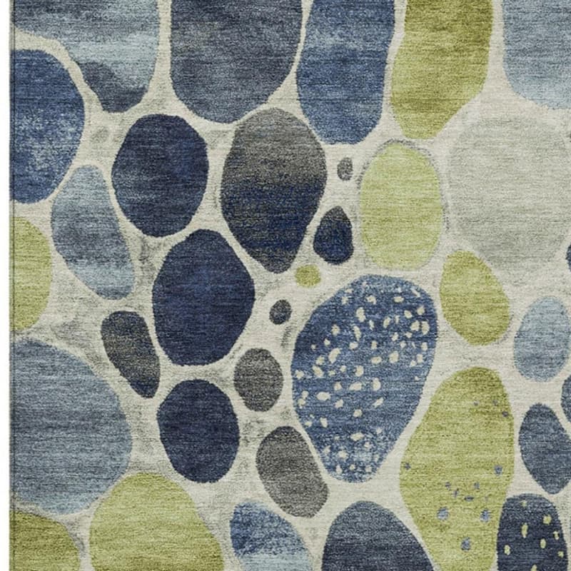 HomeRoots Geometric Transitional Rectangle Outdoor Rug
