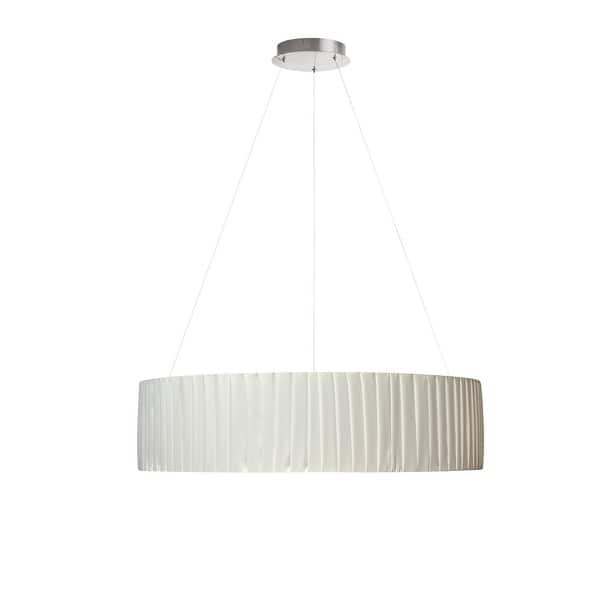 slide 2 of 2, Dainolite Carla Chandelier White, Matte White