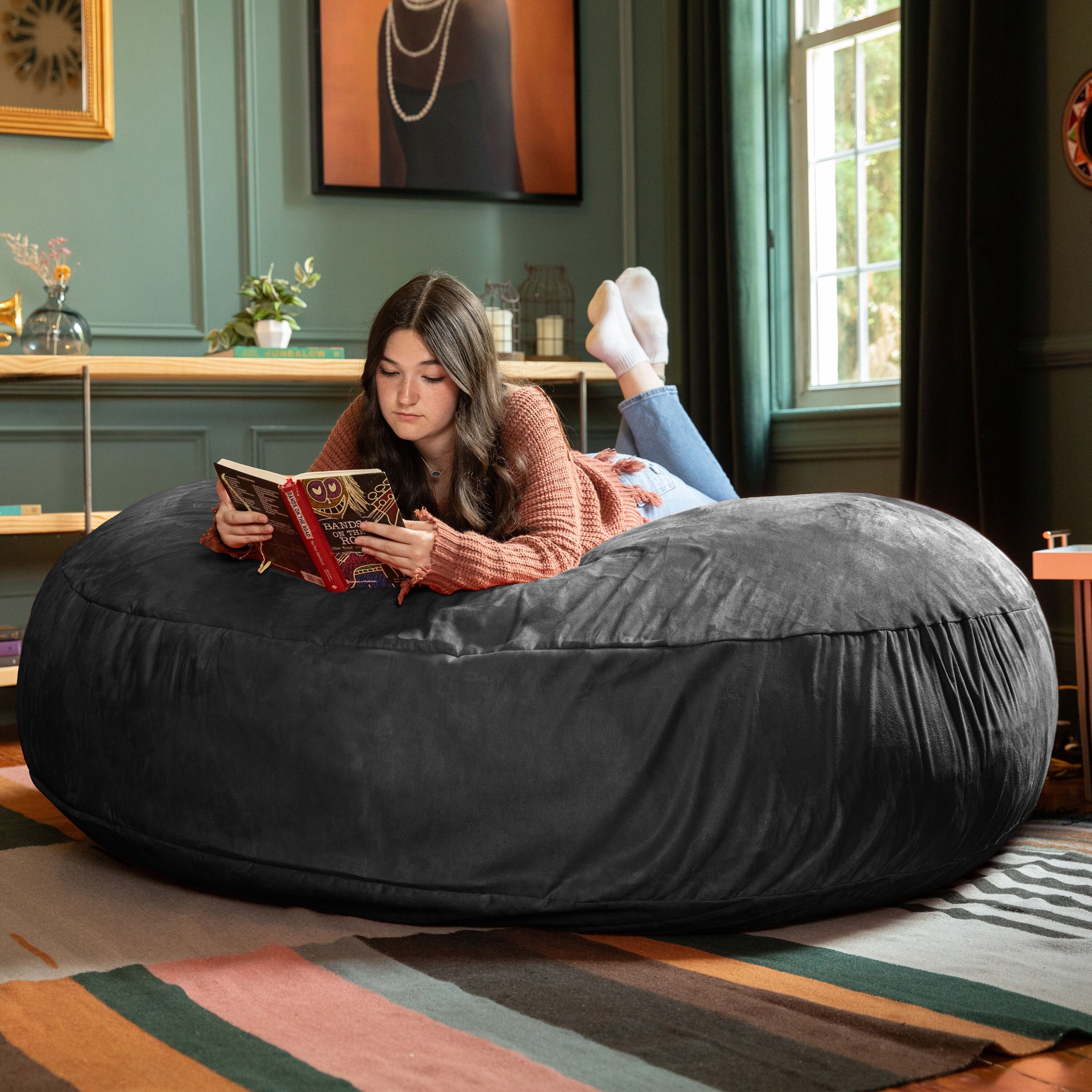 Large sofa bean bags hot sale