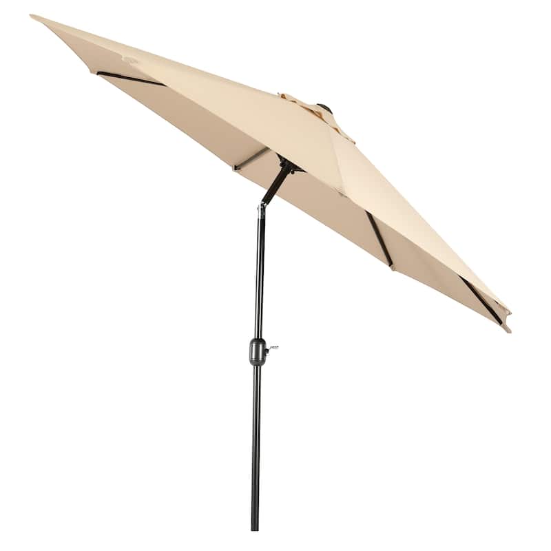 Holme 9-foot Steel Market Patio Umbrella with Tilt-and-Crank