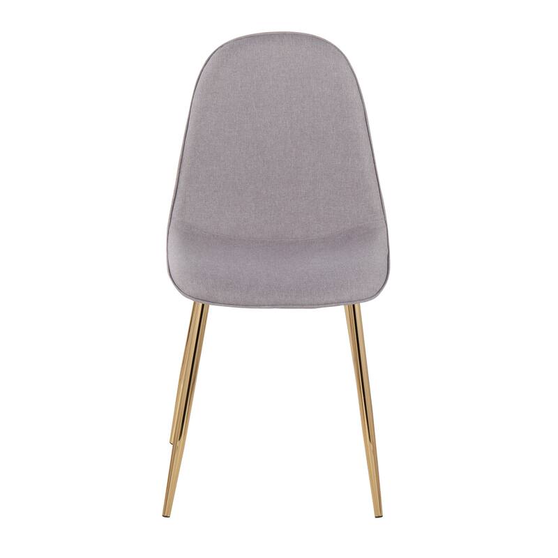 Silver Orchid Stone Gold Dining Chair - Set of 2