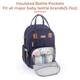 Multifunction Baby Nappy Changing Bags Large Capacity Travel Backpack
