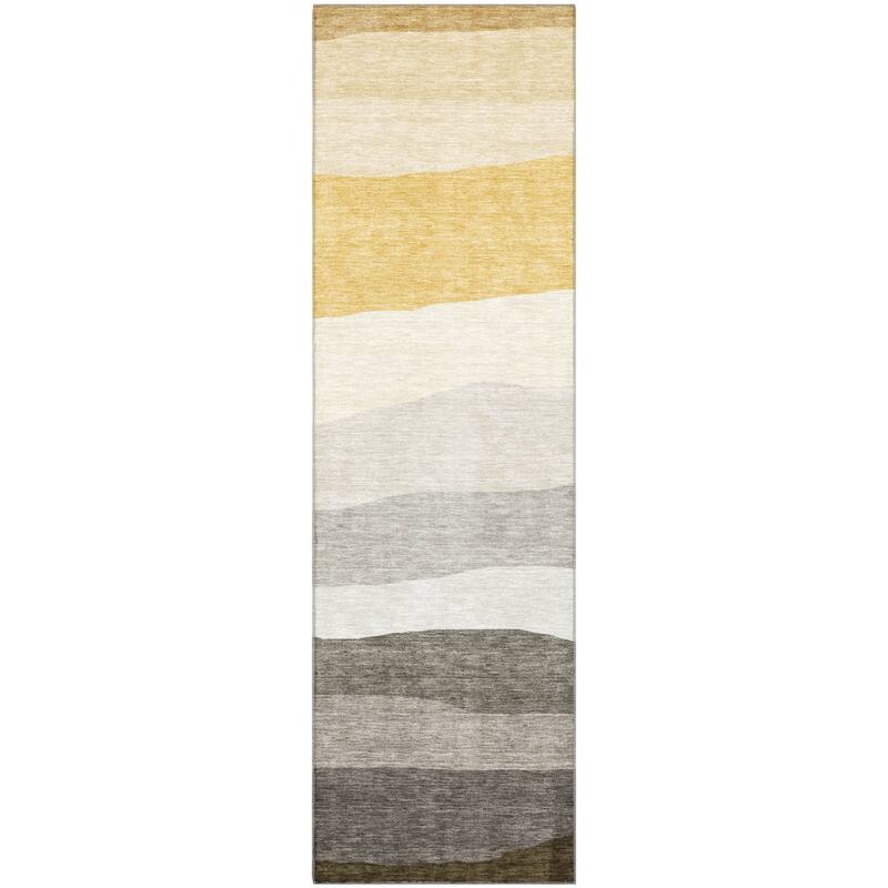 Premium Washable Super Soft Ombre Stripe Mayfield Rug