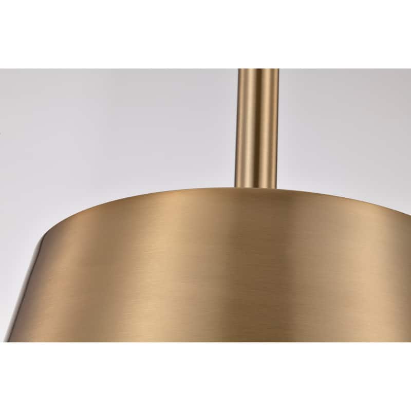 Alexis 1 Light Large Pendant Burnished Brass and Gold Finish - Burnished Brass / Gold