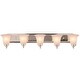 preview thumbnail 2 of 1, Trans Globe Lighting Rusty 5 Light 38" Wide Bathroom Vanity Light with Polished Chrome