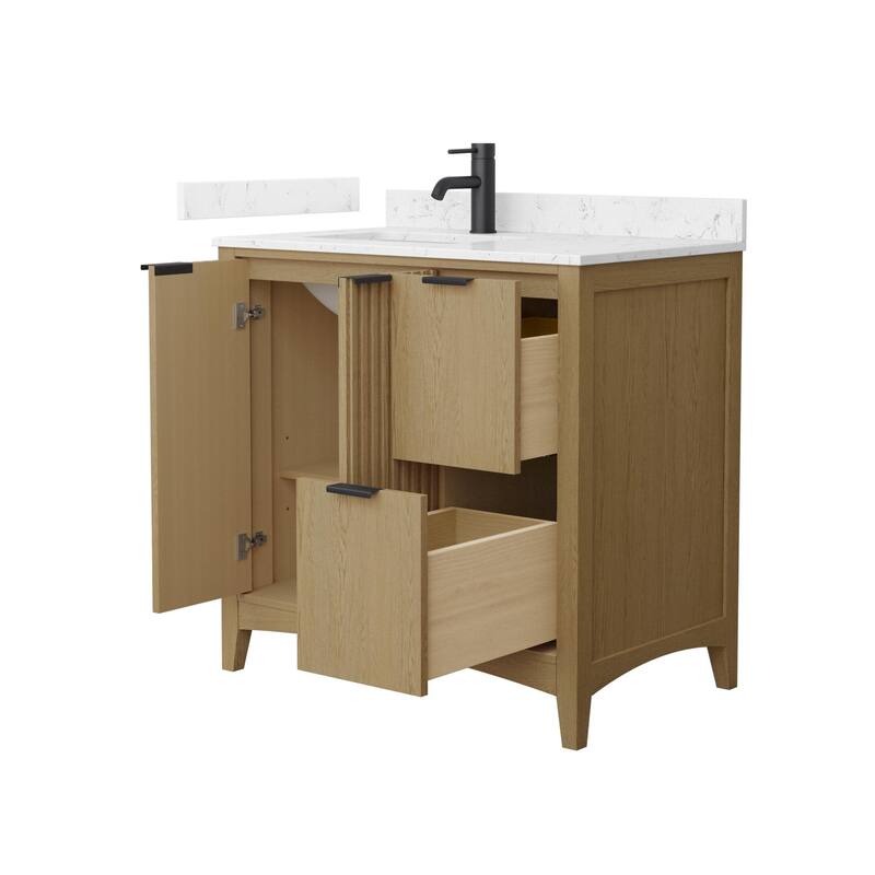 Wyndham Collection WCF9191-36S-VCA-UNSMXX Palmilla 36" Free Standing