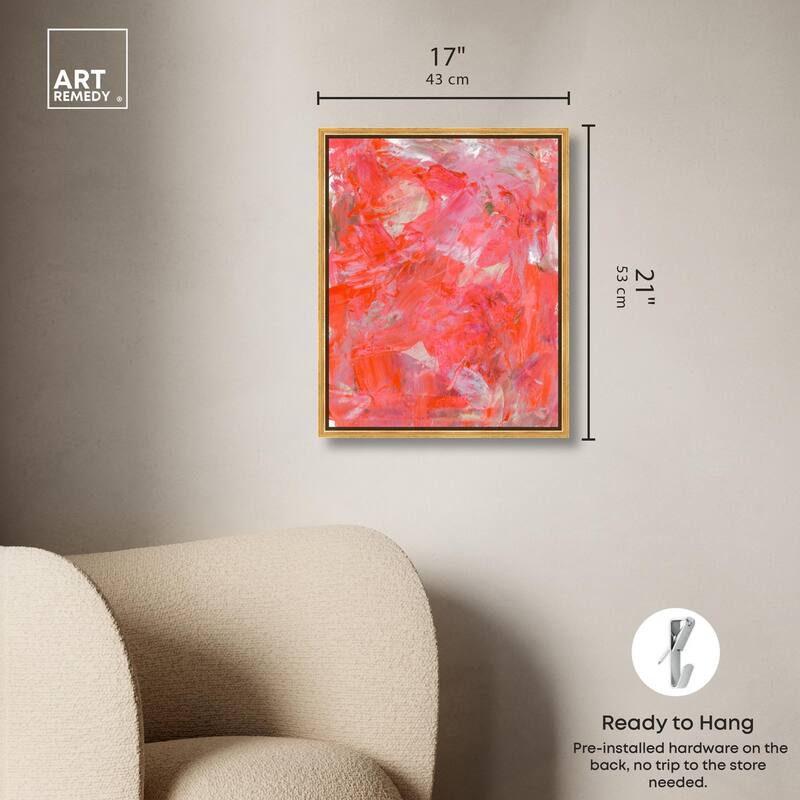 Shades of Red I Canvas by Art Remedy