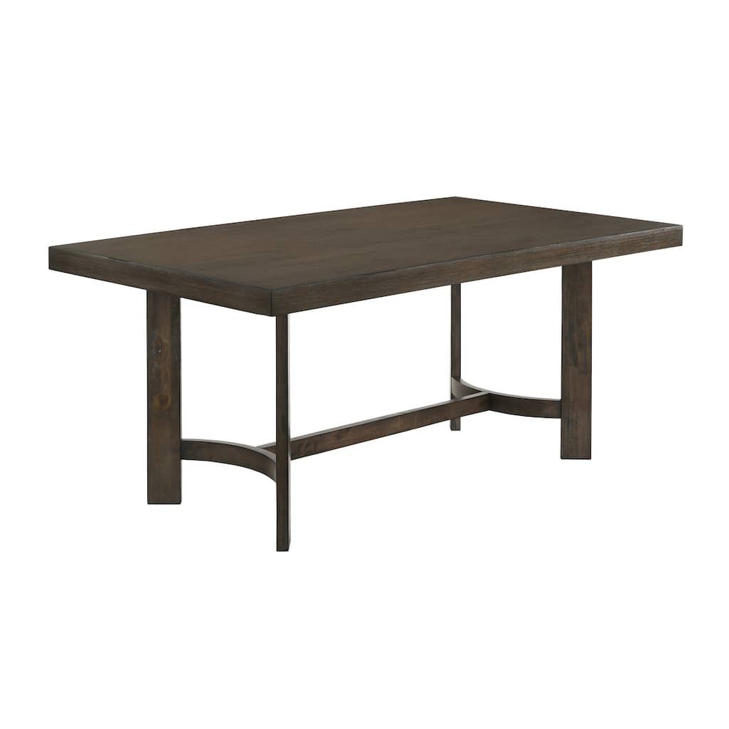 Camila Weathered Oak Trestle Base Dining Table