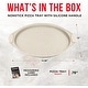 preview thumbnail 6 of 6, Bakken Pizza Baking Pan - Round Perforated Carbon Steel Pan with Non-Stick Marble Coating, Dishwasher Safe,