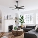 preview thumbnail 2 of 16, Hunter 52" Georgetown ENERGY STAR® Ceiling Fan w/ LED Light, Remote - Contemporary - Easy Install!