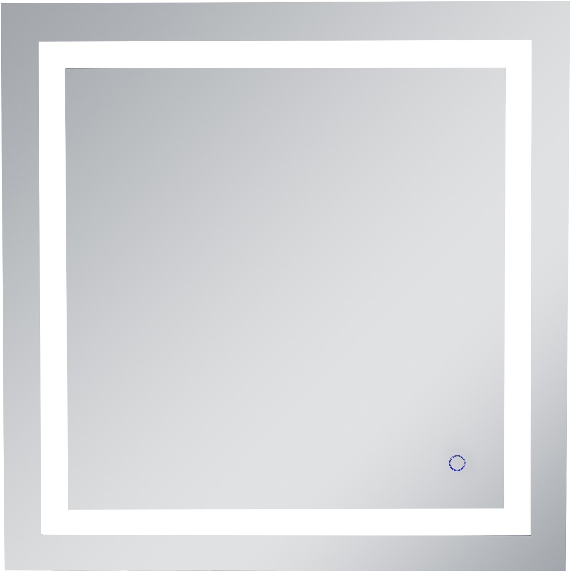 Elegant Lighting Helios 30" Square Frameless Wall Mounted Lighted