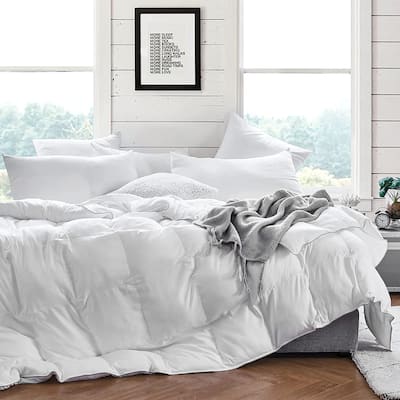 Snorze® Cloud Comforter Set - Coma Inducer® Oversized Bedding in White