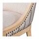 preview thumbnail 57 of 60, Martha Stewart Bedford Elmcrest Upholstered Dining Chair with Nailhead Trim
