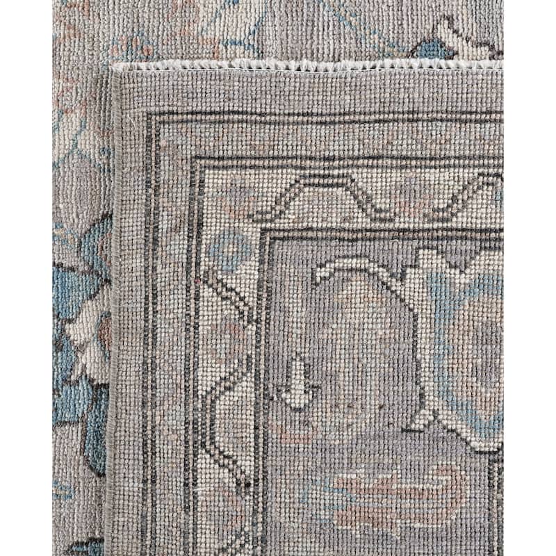 Oushak One-of-a-Kind Hand-Knotted Area Rug - Gray - 8' 11" x 11' 10"