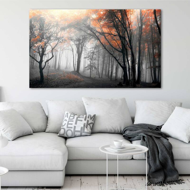 "Autumn Woods " by PhotoINC Studio Print on Canvas