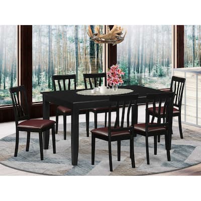 Southwestern Dining Set - Table & Chairs - 7 Piece Dinette Set - Modern Farmhouse Style