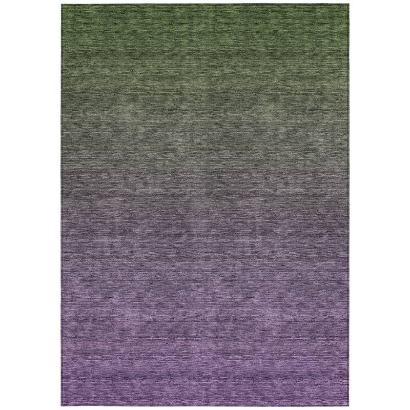 HomeRoots Ombre Transitional Rectangle Outdoor Rug