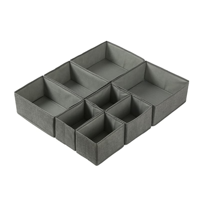 8-in-1 Foldable Underwear Storage Basket - Drawer-Style Organizer for Clothes, Compact & Portable for Indoor & Outdoor Use(Maybe