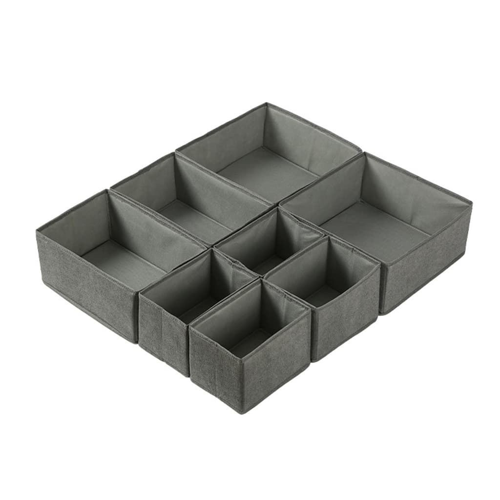 8-in-1 Foldable Underwear Storage Basket - Drawer-Style Organizer for Clothes, Compact & Portable for Indoor & Outdoor Use(Maybe