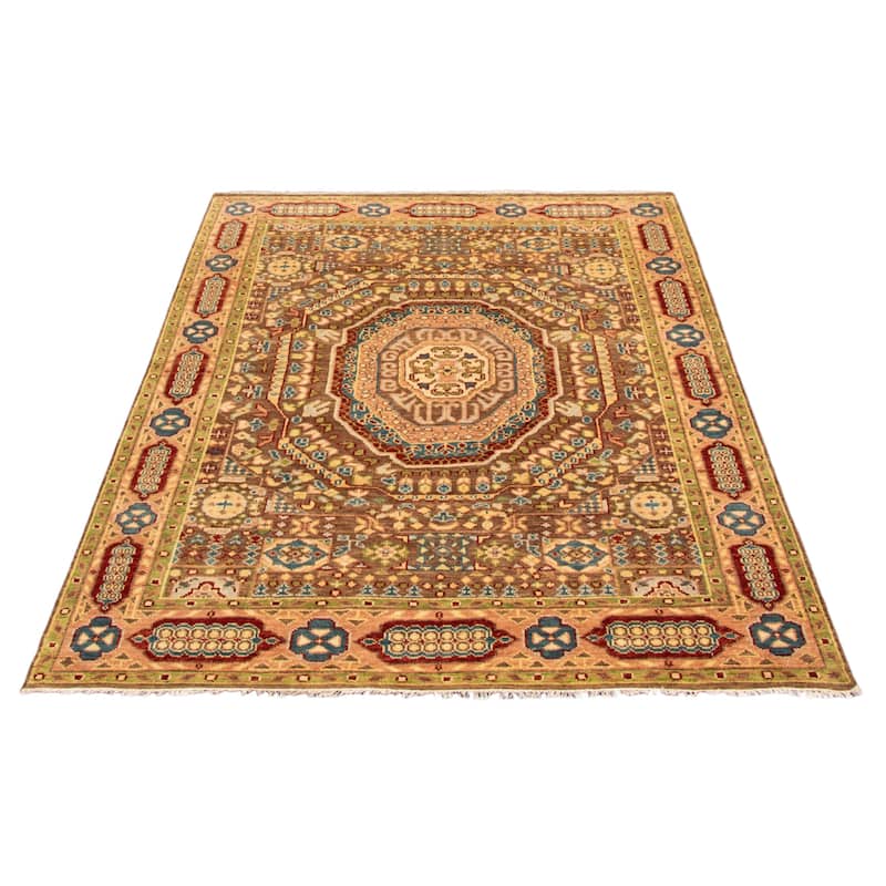 ECARPETGALLERY Hand-knotted Jules Serapi Brown Wool Rug - 9'0 x 12'0