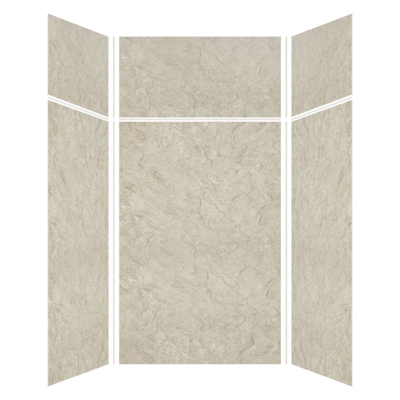 Transolid Expressions 48-in X 48-in X 96-in Glue to Wall Shower Walls - 48" x 48" x 96" - 48" x 48" x 96"