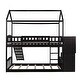 preview thumbnail 8 of 7, Designed with Safety Twin Over Twin Bunk Bed with 2-Drawers and Slide, House Bed with Slide