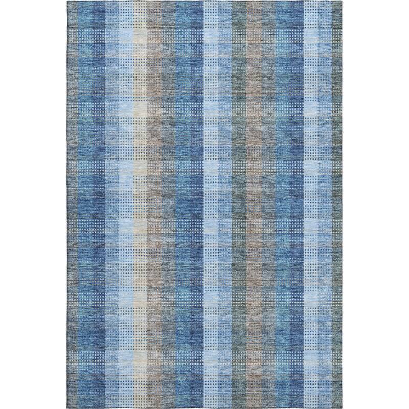 Premium Washable Super Soft Modern Plaid Mayfield Rug