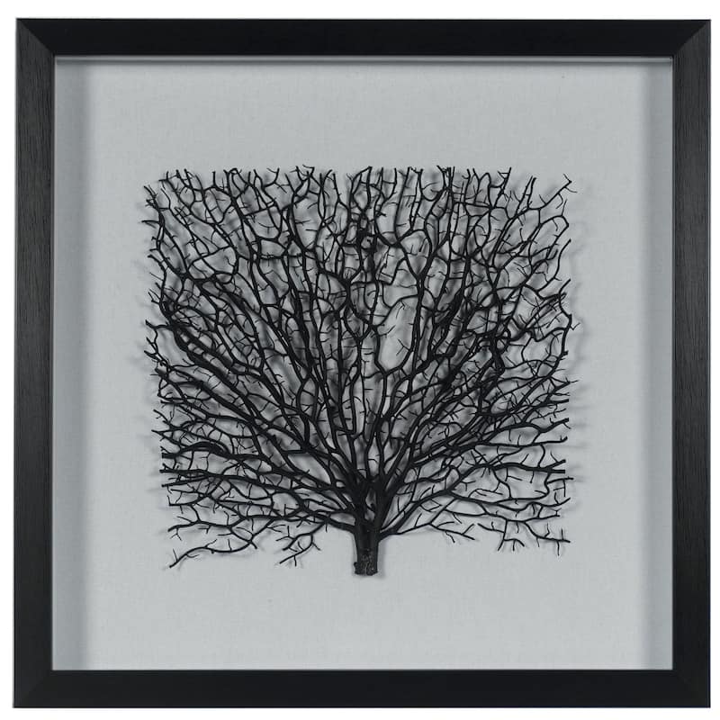 HUJI Withered Tree Shadow Box Wall Decor