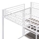 preview thumbnail 22 of 22, Full Loft Bed with Desk & 3 Shelves, Metal Loft Bed with Writing Board, Sapce Saving Loft Bed for Kids, Boys, Girls, Teens