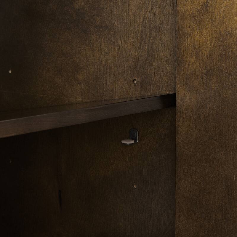 Crosley Blair Sideboard Dark Brown/Gold