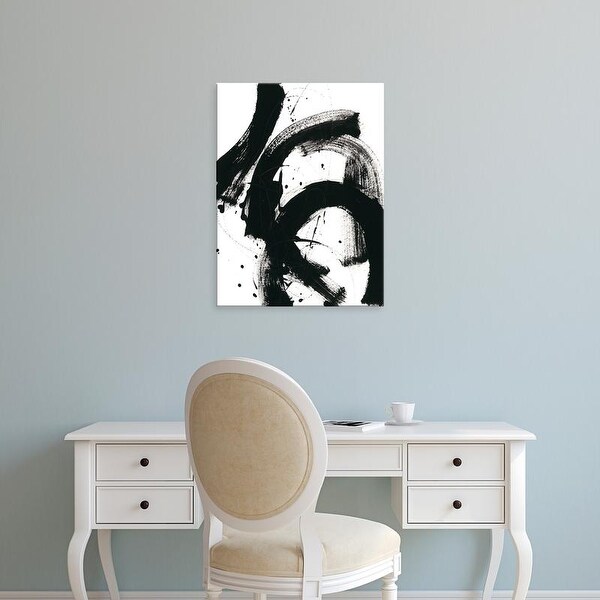 Easy Art Prints June Erica Vess's 'Onyx Gesture II' Premium Canvas Art