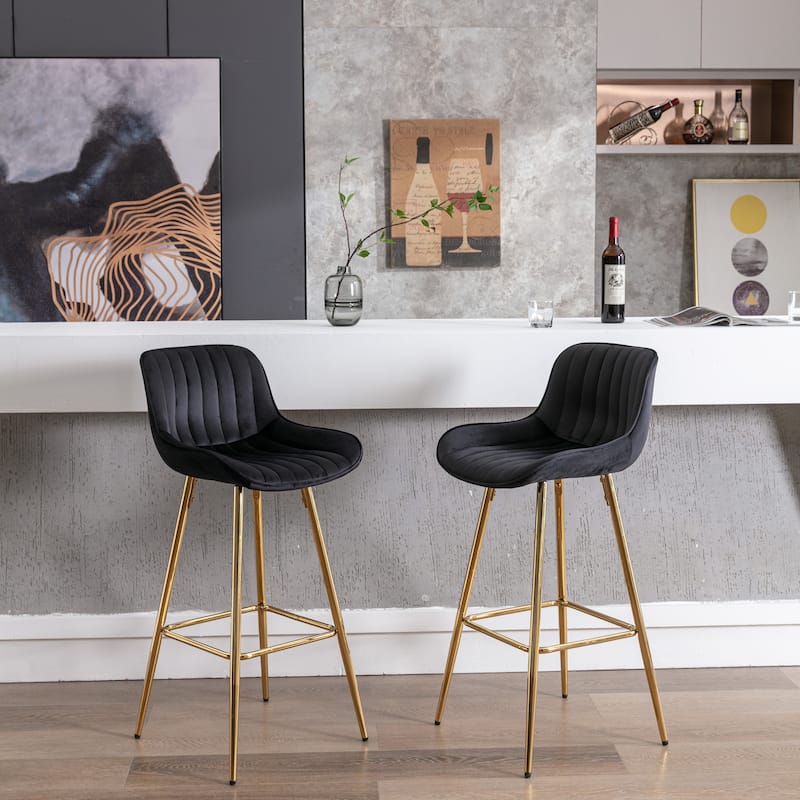Simple High Bar Stool,Set of 2