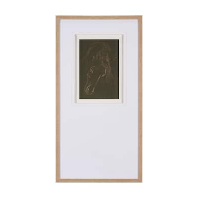 Andalusian Horse III Olive Framed Art Print