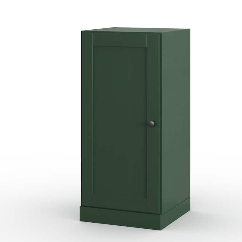 Palace Imports 100% Solid Wood 16.5" Bathroom Storage Cabinet with Shaker Door and Adjustable Shelves