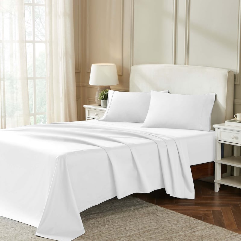 Superior Egyptian Cotton 850 Thread Count Bed Sheet Set - Twin XL - White