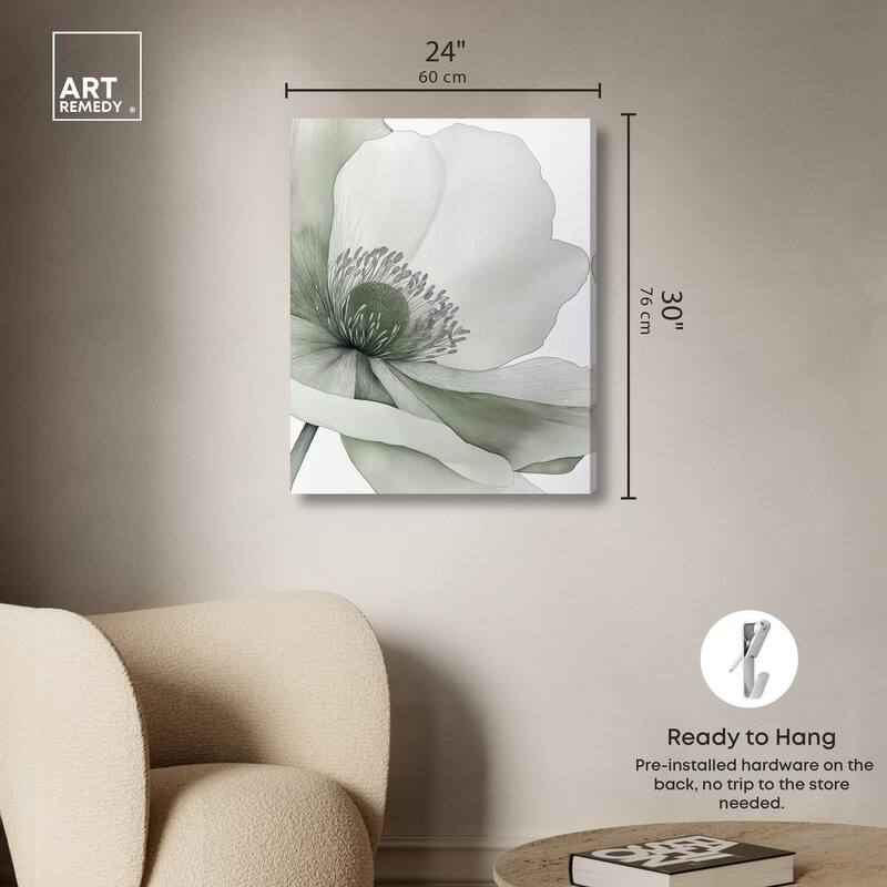 Delicate Stamen I Canvas by Art Remedy, Gallery Wrapped
