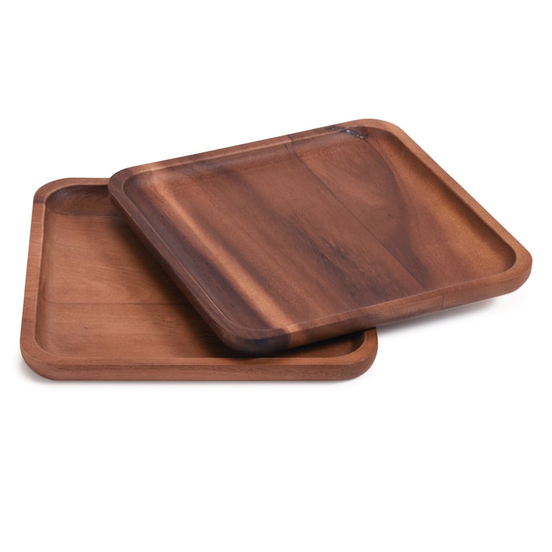 Square Plates - Medium - S/2 - 2 Piece