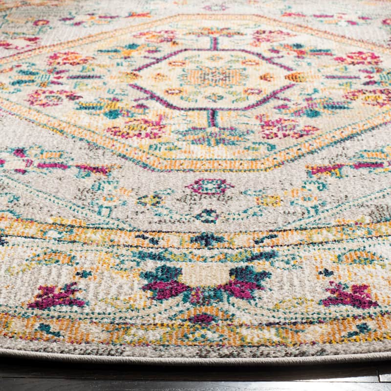 SAFAVIEH Savannah Basmah Boho Oriental Polyester Medallion Rug